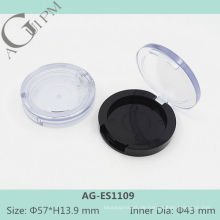 Transparente Deckel ein Gitter Runde Lidschatten Fall AG-ES1109, AGPM Kosmetikverpackungen, benutzerdefinierte Farben/Logo